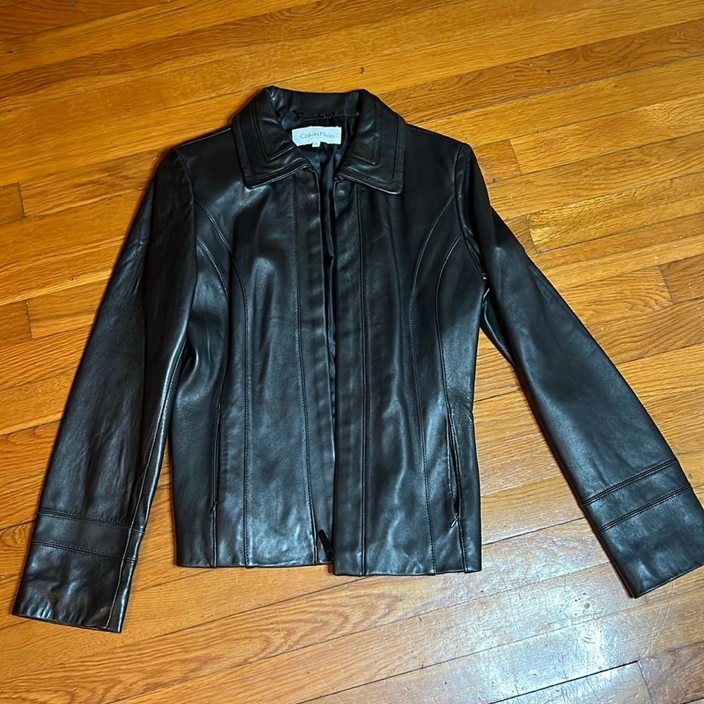 Calvin Klein women’s leather jacket